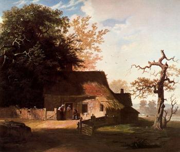 喬治 迦勒賓 賓漢姆 Cottage Scene 喬治 迦勒賓 賓漢姆 Cottage Scene